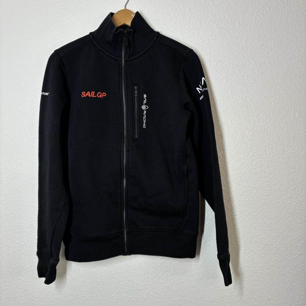 SailGP Jacket Mens Small Black Sailing Full Zip Sail Racing NEAR Sponsor